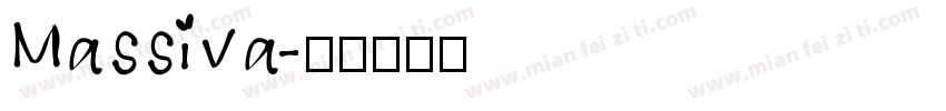 Massiva字体转换