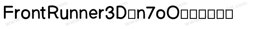 FrontRunner3D-n7oO字体转换