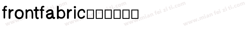 frontfabric字体转换