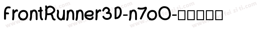 FrontRunner3D-n7oO字体转换