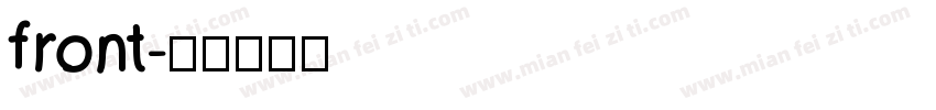 front字体转换