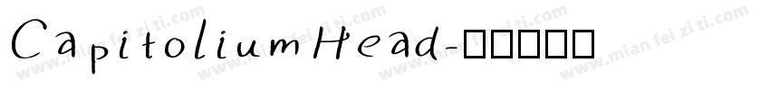 CapitoliumHead字体转换