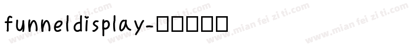 funneldisplay字体转换