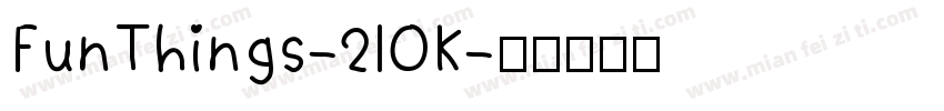 FunThings-2lOK字体转换