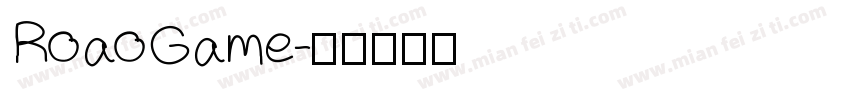 RoaoGame字体转换