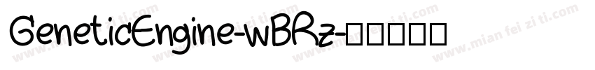 GeneticEngine-wBRz字体转换