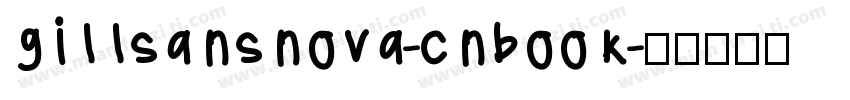 gillsansnova-cnbook字体转换