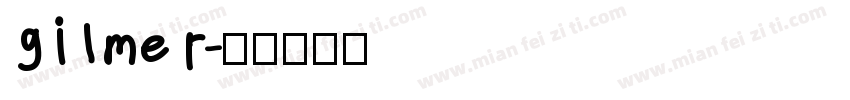 gilmer字体转换