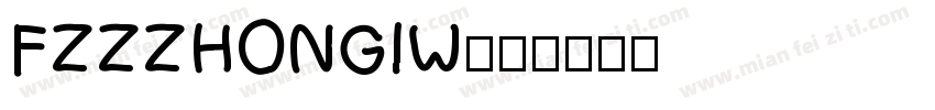 FZZZHONGIW字体转换