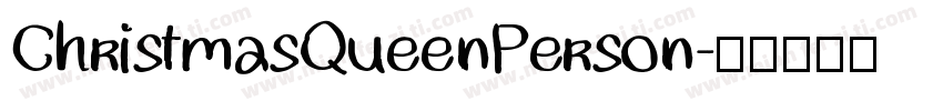 ChristmasQueenPerson字体转换