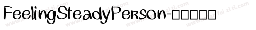 FeelingSteadyPerson字体转换