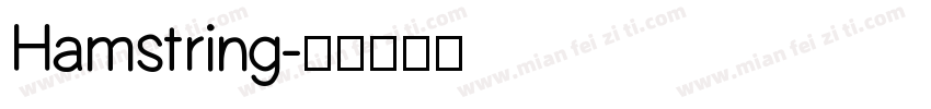 Hamstring字体转换