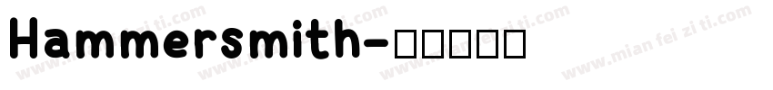 Hammersmith字体转换