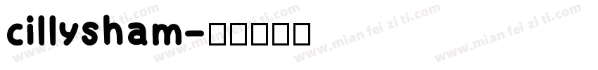 cillysham字体转换