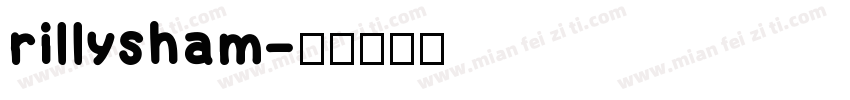 rillysham字体转换