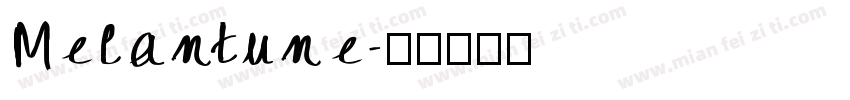 Melantune字体转换