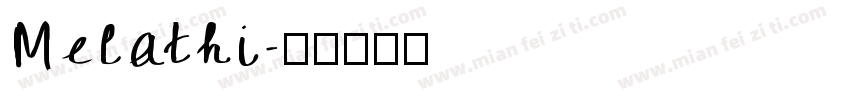 Melathi字体转换