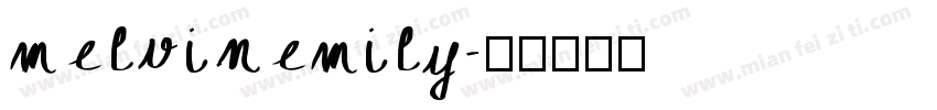 melvinemily字体转换
