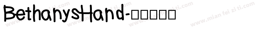 BethanysHand字体转换