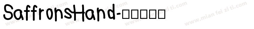 SaffronsHand字体转换