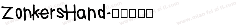 ZonkersHand字体转换