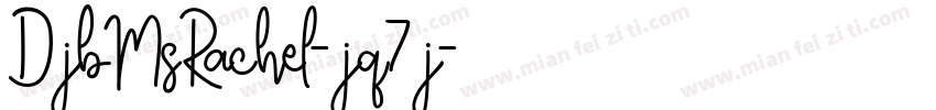 DjbMsRachel-jq7j字体转换
