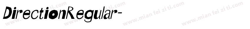 DirectionRegular字体转换