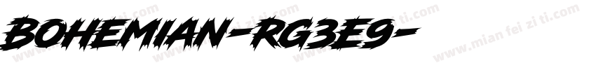 Bohemian-rg3E9字体转换