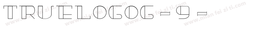 TrueLogoG-9字体转换