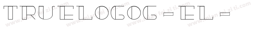 TrueLogoG-EL字体转换