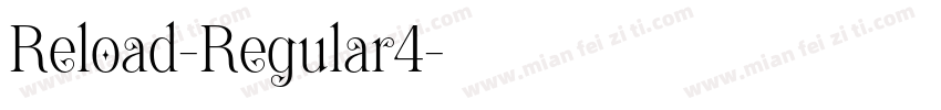 Reload-Regular4字体转换