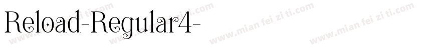 Reload-Regular4字体转换