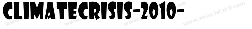 ClimateCrisis-2010字体转换