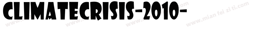 ClimateCrisis-2010字体转换