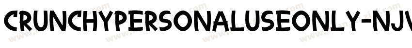 CrunchyPersonalUseOnly-nJWP字体转换