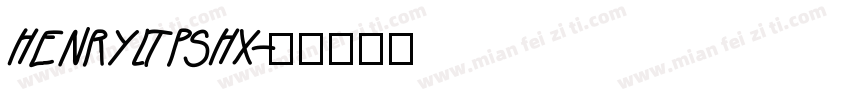 henryltpshx字体转换