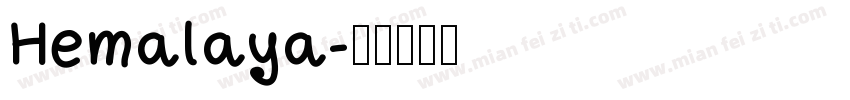 Hemalaya字体转换