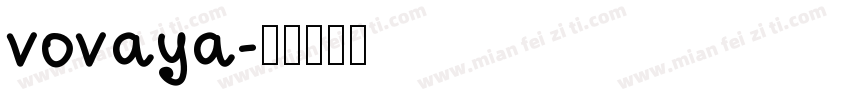 vovaya字体转换