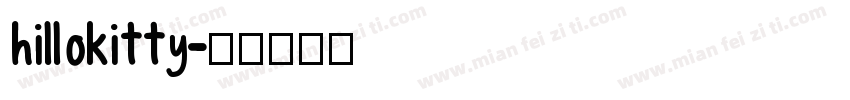 hillokitty字体转换