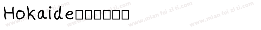 Hokaide字体转换