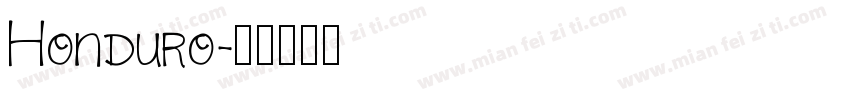 Honduro字体转换