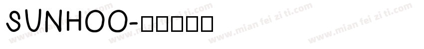 SUNHOO字体转换