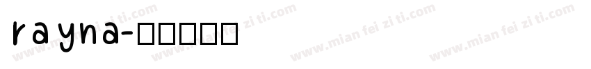 rayna字体转换