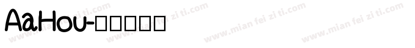 AaHou字体转换