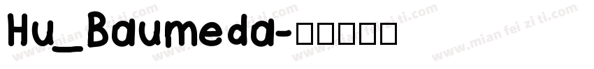 Hu_Baumeda字体转换