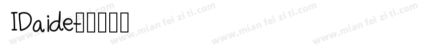 IDaide字体转换