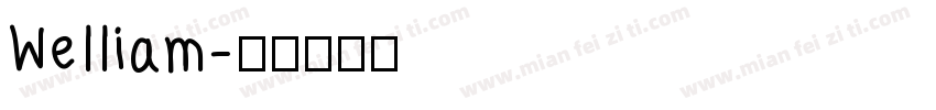 Welliam字体转换
