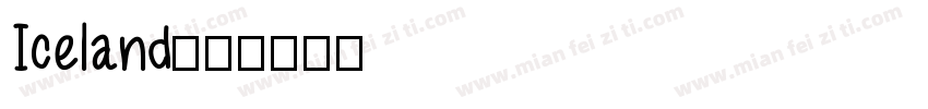 Iceland字体转换