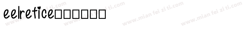 eelretice字体转换
