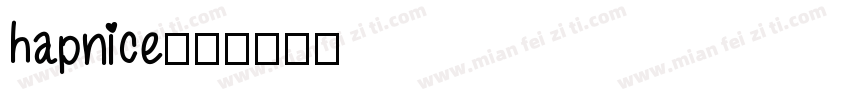 hapnice字体转换